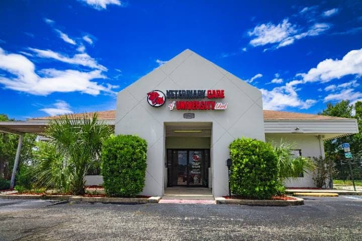 Storefront of Veterinary Care of University Blvd, in Jacksonville